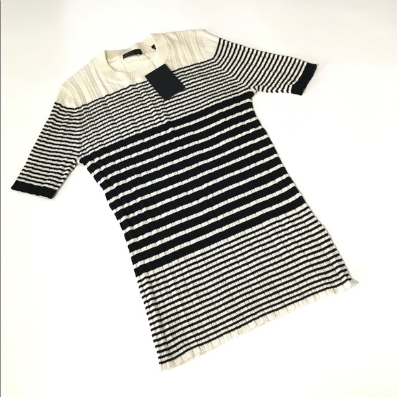 ATM Striped Silk & Cashmere Sweater - Picture 8 of 8
